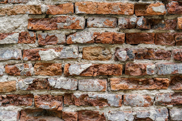 Old brick wall texture background