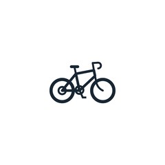 Obraz premium cycling creative icon. From Sport icons collection. Isolated cycling sign on white background
