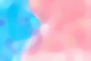 blurred bokeh iridescent universal background graphic with light pink, medium turquoise and baby blue colors space for text or image