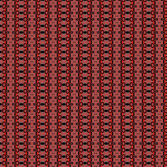 Black shapes red fabric texture