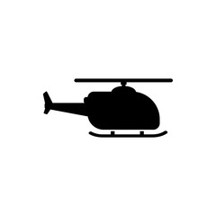 helicopter icon trendy flat design