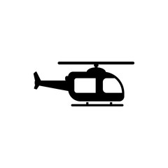 helicopter icon trendy flat design