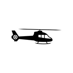 helicopter icon trendy flat design