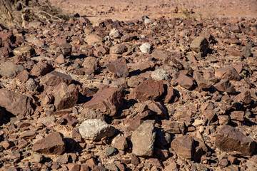 Desert Stones in Timna Valley