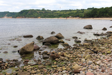 Fototapeta premium Beautiful landscape of the Baltic Sea coast.