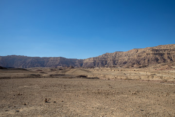 Mountains in the desert of Arava