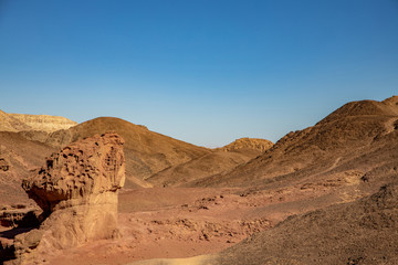 Mushroom and a half in Timna Valley