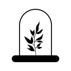incubator vector icon. isolated black simple line element illustration from future technology concept.