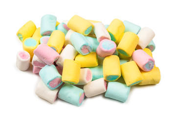 Fototapeta na wymiar Colorful tasty marshmallow background.