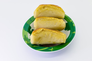 Marzipan from Toledo, sweet dessert made of almond, sugar and egg.
