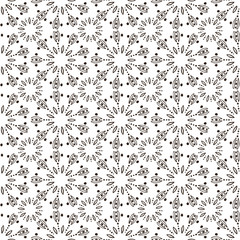 Minimalist geometric pattern with unique circles ornament.