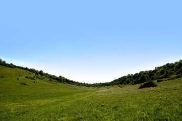 empty pasture land