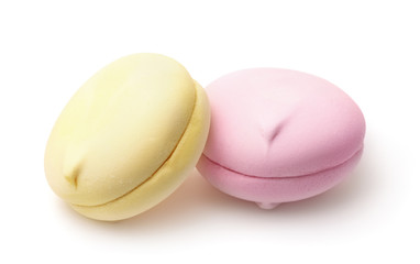 Two fruit meringues
