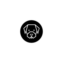 Dog Logo Template. Vector Illustrator.