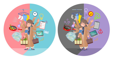 flat type big size coat women_mulch task switch