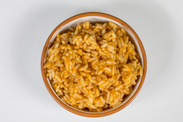 plat de riz à la tomate