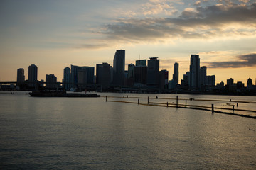 sunset Miami downtown