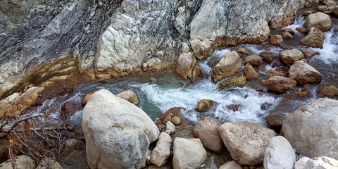 rocks in water
