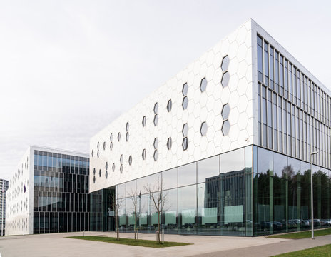 Exterior of a modern building, Vilnius, Lithuania