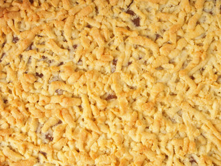 Freshly baked pie. Making Apple Pie Tart Series.