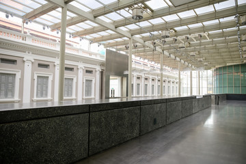 Obraz premium Abstract architecture details of a modern building interior
