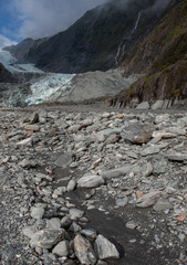 Franz Josef Glacier. New Zealand. Mountains