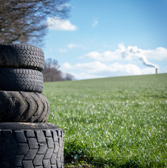 tire and nature