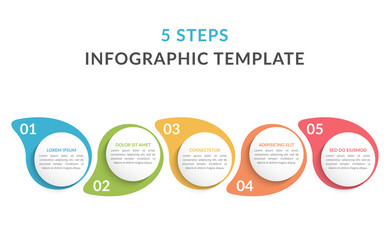 Infographic Template with 5 Steps