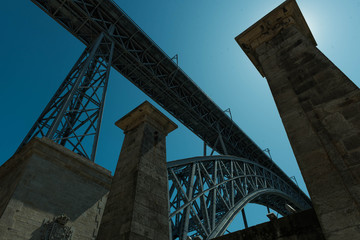 Brücke Ponte Dom Luis in Porto