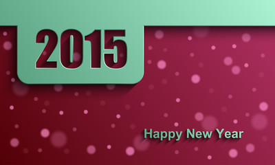 Happy new year 2015 modern vector background, Text design, Vector illustration Eps 10