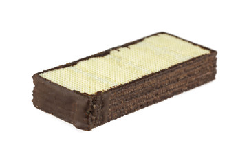 Wafer with chocolate