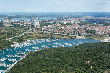 Naklejka premium Kroatien Luftaufnahme