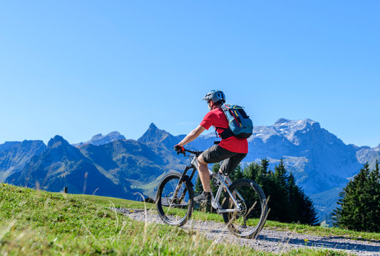 Mountainbiken in den Montafoner Bergen