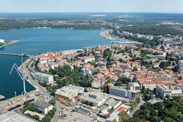 Fototapeta na wymiar Kroatien Luftaufnahme