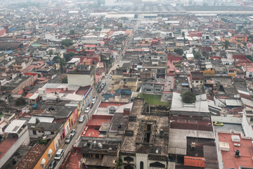 Aerial view of the city of Orizaba, Veracruz, Mexico