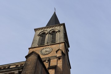 Eglise catholique Saint Martin dans le village de Magneneins - Département de l'Ain - Région Rhône Alpes - France - Construite au 19 ème siècle - Vue de l'extérieur