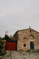 Fototapeta premium medieval fortness in Crimea