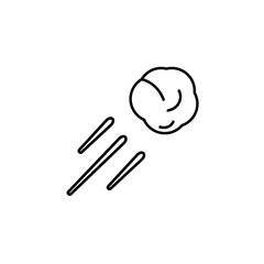 throw, riot, violence, protest, stone line icon. Elements of protests illustration icons. Signs, symbols can be used for web, logo, mobile app, UI, UX