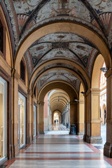 Porticoes of Bologna - famous arch covered walkways