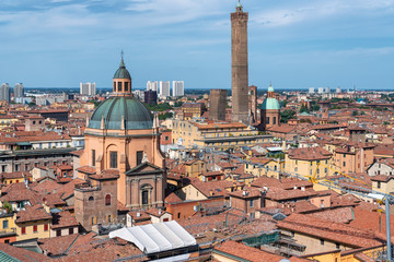 Bologna, Italy view of city and skyline © skostep