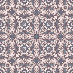 Abstract geometric seamless pattern. Textile printing, web design, wallpaper, border