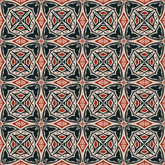 Abstract geometric seamless pattern. Textile printing, web design, wallpaper, border