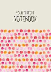 Doodle creative concept with a watercolor dots - 315732831