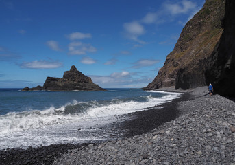 Fototapeta na wymiar Küste bei Boaventura, Madeira