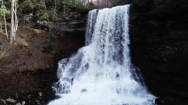 George Washington And Jefferson National Forest Waterfall, Aerial