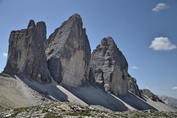 Obraz premium landscape of the dolomites, unesco heritage