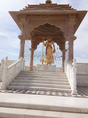 The idol of Maa Karni in the temple of Karni Mata