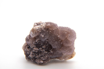 Raw violet amethyst rock with crystal ametist esoteric