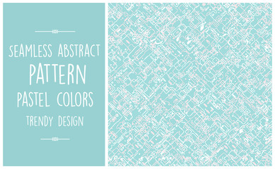 Materiał do szycia Seamless abstract pattern trendy pastel
