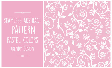 Seamless abstract pattern trendy pastel